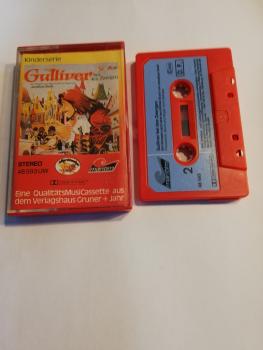 Gulliver bei den Zwergen Rot mit Blauen Aufkleber 48593 UW Maritim